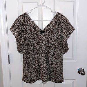 Animal Print Blouse